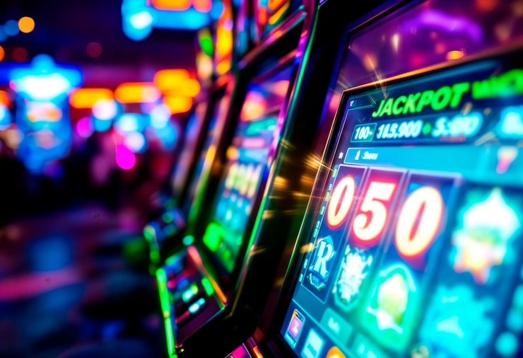 Máquinas de slots e jogos de casino